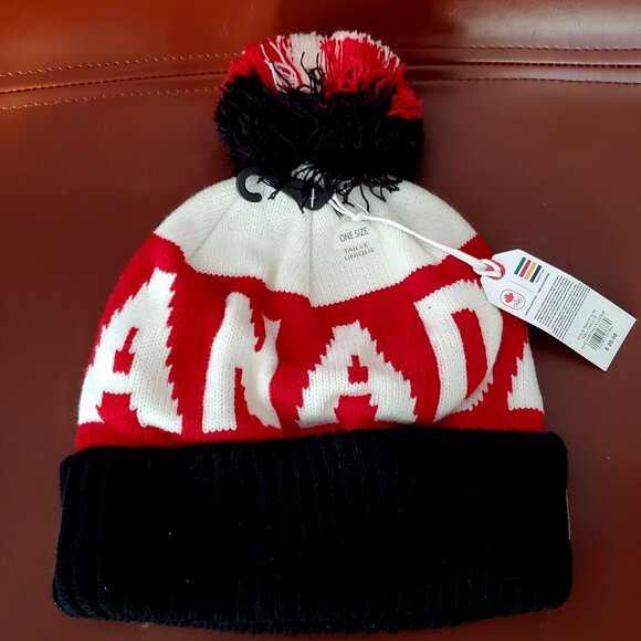 Canada Toque Hudson's Bay Company HBC Stripes Olympics Hat - Picture 1 of 4